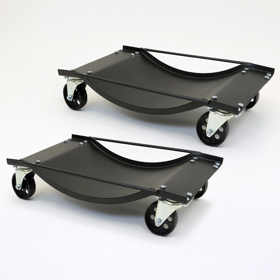 Rangierhilfe Rangierschale Rangierroller PKW 900 kg/Paar 360° Lenkrollen 2 Stück