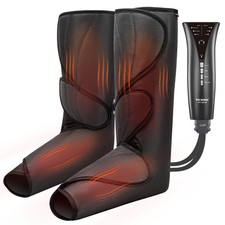 Leg and Foot Massager with Heat, Air Compression Leg Massager for Circulation an