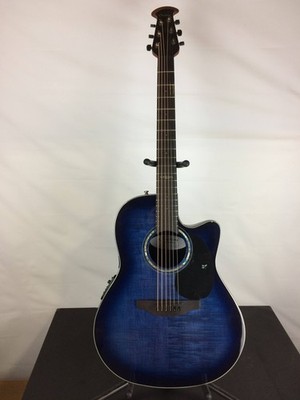 Very Good Ovation CS24P Celebrity Standard Plus Acoustic-Electric Guitar, Flamed