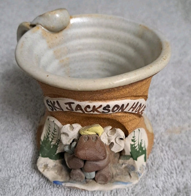 Hand Crafted ''Ski Jackson Hole'' Mug