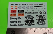 1964 Ford Galaxie 500 Xl 125 Amt Decal Sheet Emblems Scripts Dash Cluster Radio