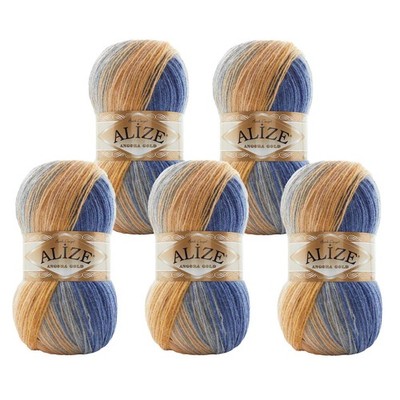 Alize Angora Gold Batik 500g Farbverlaufsgarn 20% Wolle Winterwolle Häkelgarn