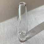 Steuben Crystal 8" Teardrop Bud Vase #7989 Controlled Bubble Base Signed