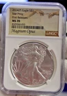 2024 P American Silver Eagle - Star Privy NGC MS70 Magnus Opus 1st Releases...