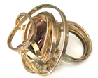 17g Vintage Ring tested 925 STERLING SILVER Size 7 Wire Band Jewelry lot y