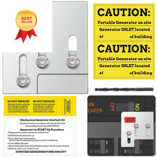 Generator Interlock Kit for Square D QO Homeline 150 or 200 Amp Main...