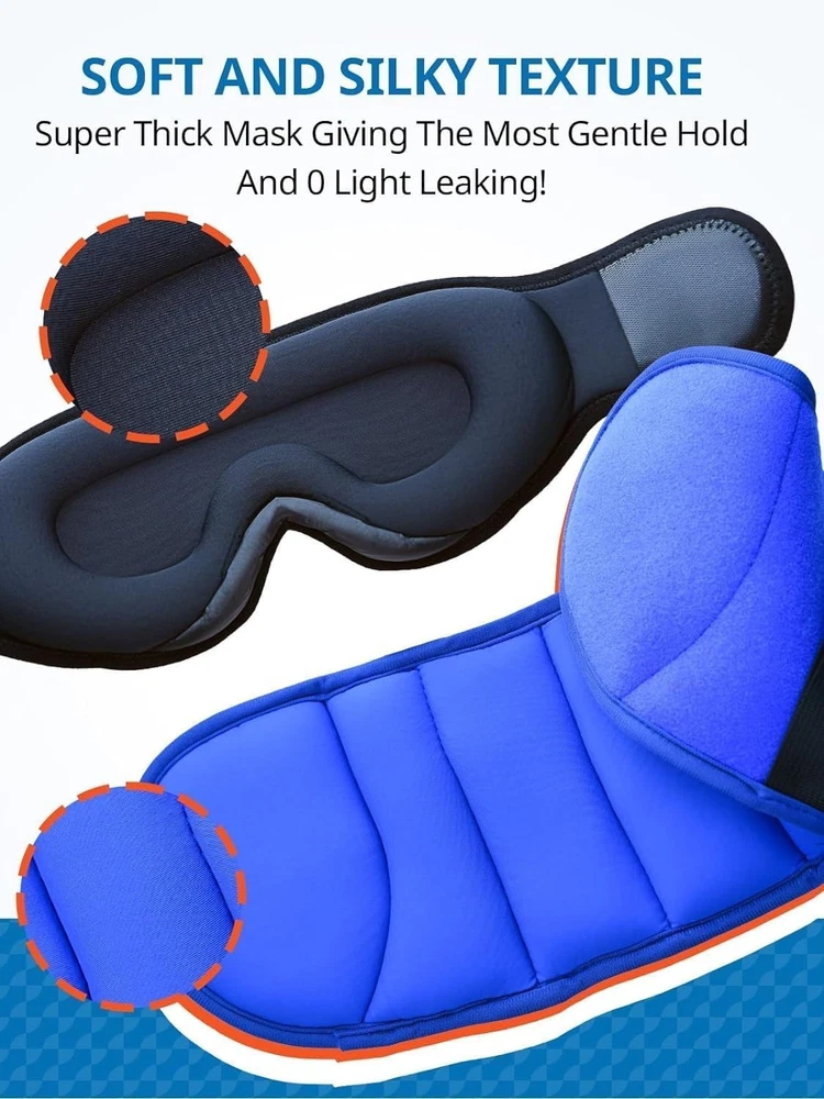 Travel Pillow for Airplanes, Head Strap with Eye Mask, 360° Support Neck Pillow,