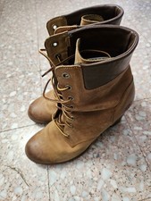 TIMBERLAND Pelle effetto Invecchiato scarpe anfibi stivali scarponcini Taglia 40