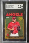 2021 Mike Trout Topps '86 Chrome Gold Refactor 25/50 .. SCG 10