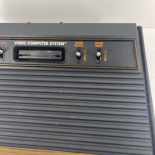 Atari CX-2600 A Video Computer System Console Wood Tested Cleaned Parts Repair - Picture 5 of 13