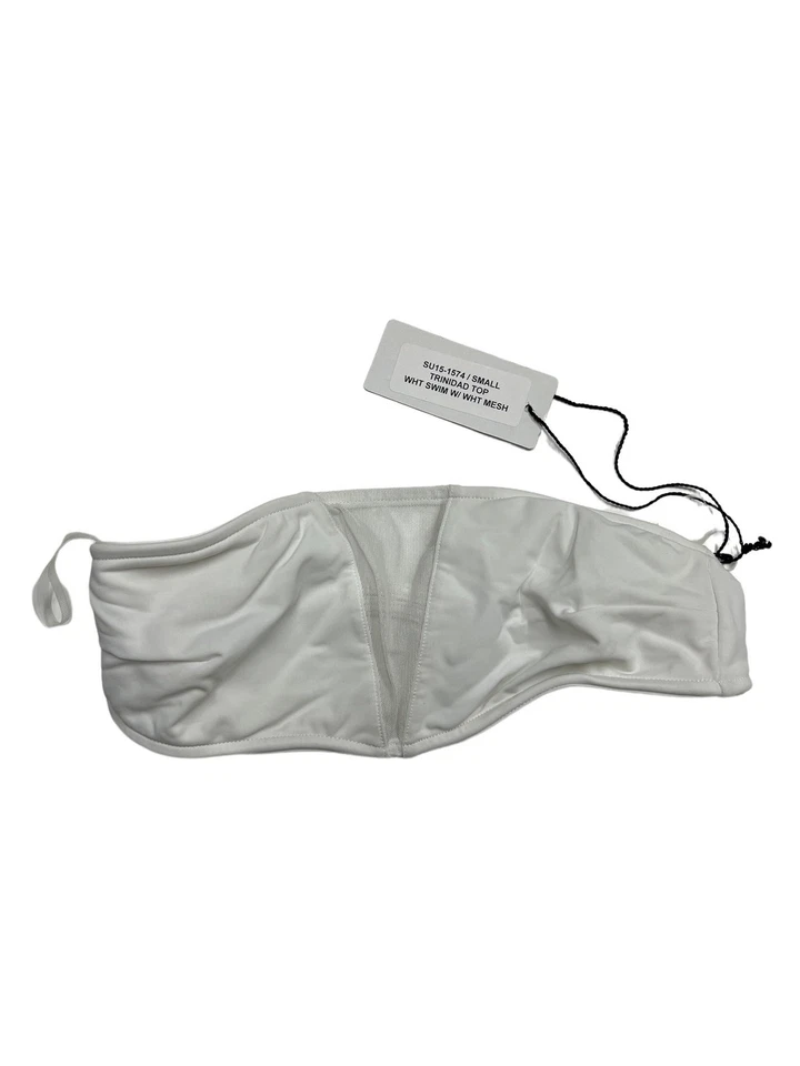 Conjunto de bikini sin tirantes Rachel Pally blanco Trinidad Foto 3 de 3