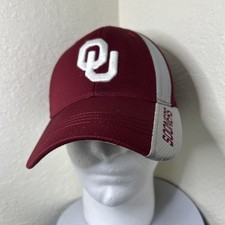 Oklahoma Sooners Baseball Hat Conestoga Wagon Cap OU USA Made Memory Fit TowCap