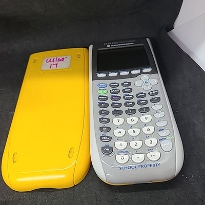 TI-84 Plus Silver Edition Graphing Calculator-With Covers -Tested & Working #64