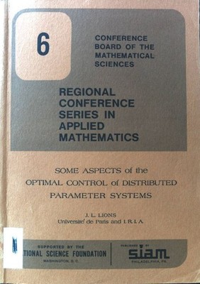 Some Aspects of the optimal Control of Distributed parameter Systems. Regional C