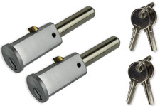 Roller Shutter Bullet Locks Round Face (1 Pair On The Same Key) 4 Keys Pin Locks
