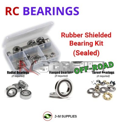 RCScrewZ Rubber Shielded Bearings mjx002r for MJX Hyper Go C3 WRC (10303) | KIT