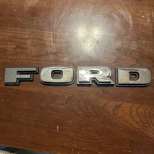 1982-1987 Ford Ranger Truck Rear Tailgate Emblem Badge Nameplate Letter F O R D