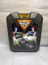 Monster Jam Pit Party & Go Carrying Case ONLY, Rolls W/ Handle, Fits 15 Trucks 