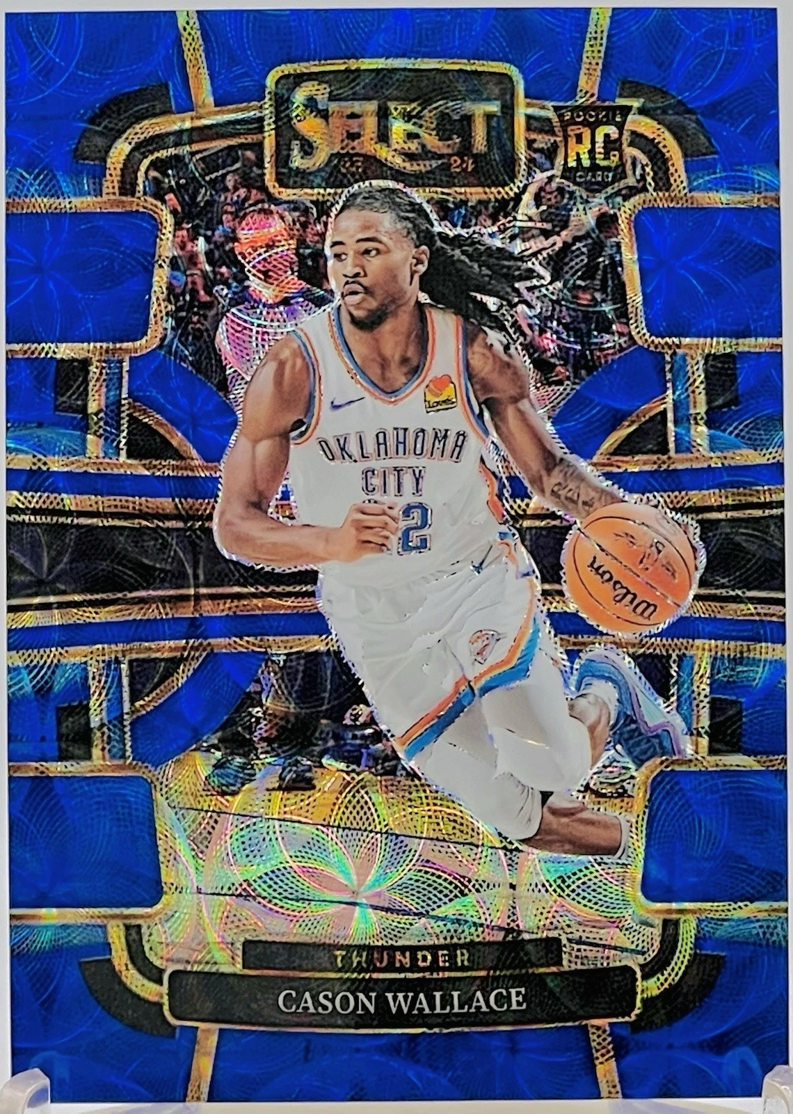2023-24 Select Prizms Blue Scope #88 Cason Wallace /249 Oklahoma Thunder