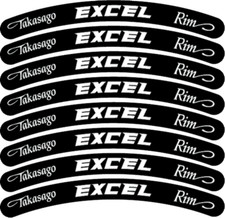 Excel Takasago Wheel Rim Stickers Replacement Sticker - Rim Tape Graphic Vinyl