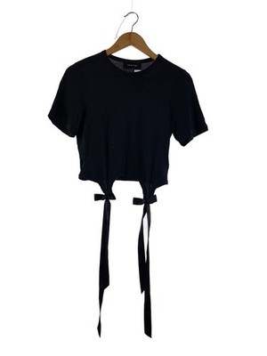 SIMONE ROCHA T-shirt Ribbon Deal S --BLK Used From Japan