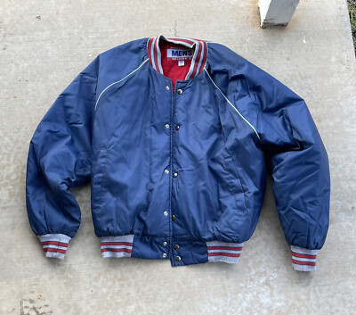 70s us navy ボンバージャケット Vintage USA 70s-80s Men's Bomber Navy/Red Jacket | eBay