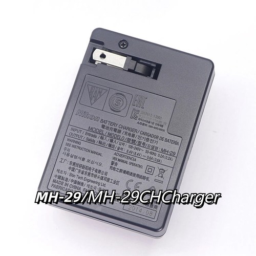 Caricabatteria originale Nikon MH-29 MH-29CH per batteria EN-EL20 EL22 EL20A J3 J4 V3 - Foto 4 di 5