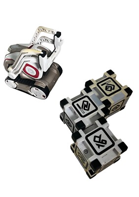 Anki 300-00046 Cozmo Robot Red With 3 Cubes Bundle