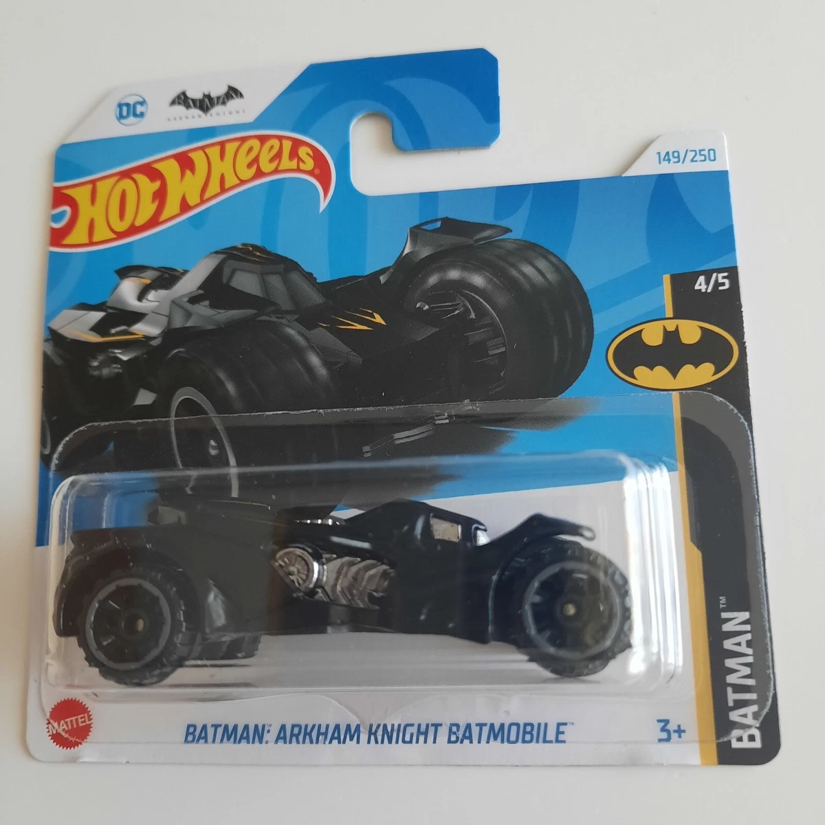 Hot Wheels DC Batmobile Auto Giocattolo - Scala 1:64, Pressofusione In Metallo, Marrone/Rosso, 7,5 Cm, Veicolo Da Collezione, Licenza Ufficiale, Dai 3 Anni