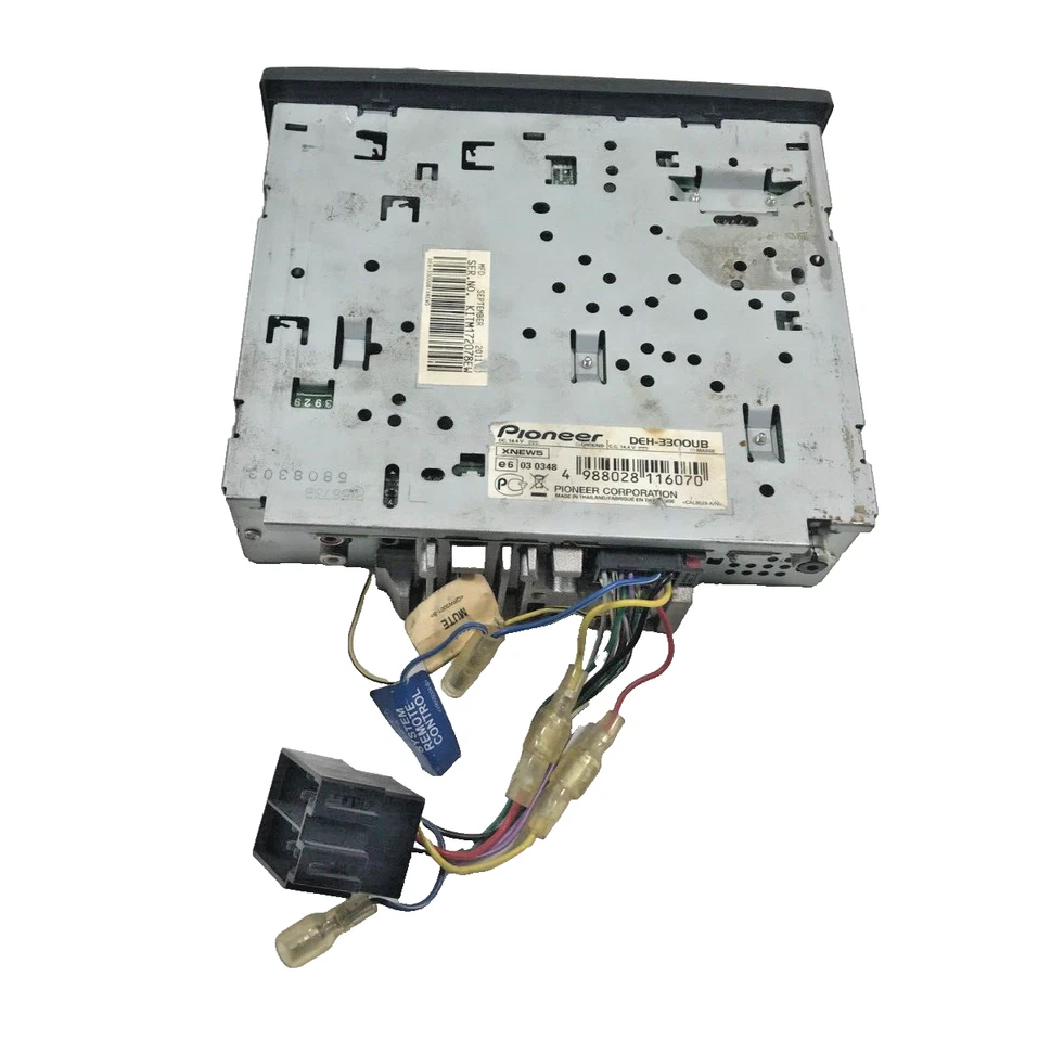 Autoradio Radio Pioneer DEH-3300UB CD MP3 USB AUX 4 x 50 Watt mit Kabel - Bild 2 von 2