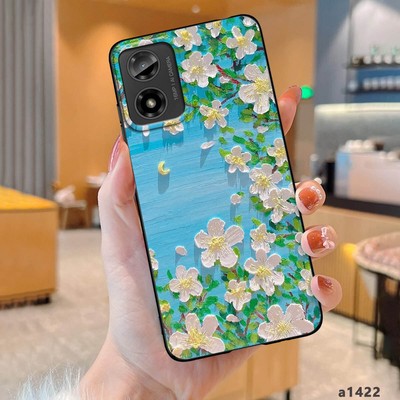 Shockproof Case For Motorola G Stylus G Play G Power Oil Painting Flowers Cover
