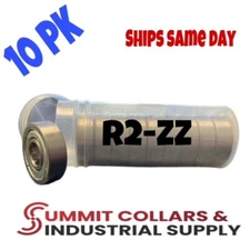 10pcs R2ZZ Deep Groove Ball Bearing 1/8"x3/8"x5/32" Shielded Z2 Lever Bearings