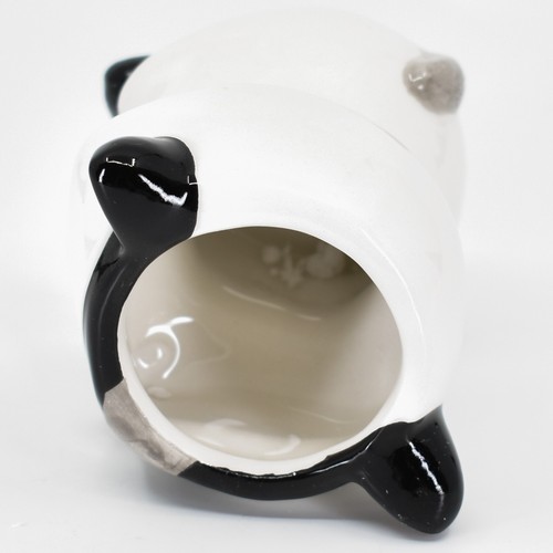 Ceramic Pottery Skunk Mini Succulent Air Plant Planter Pot with Drain Hole - Picture 5 of 6