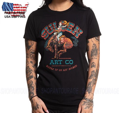Sullen Art Collective Get Bucked Premium SCW6589 Short Sleeve Women`s T-shirt