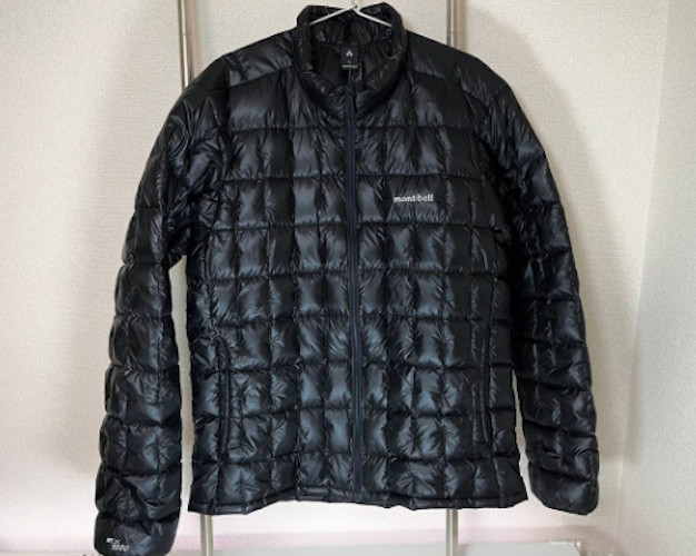 Montbell Plasma 1000 Down Jacket Men's Lightweight Black New Asian L-size image 2