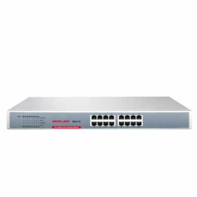 Auto MDI / MDIX MERCURY S116 16x 10 / 100Mbps