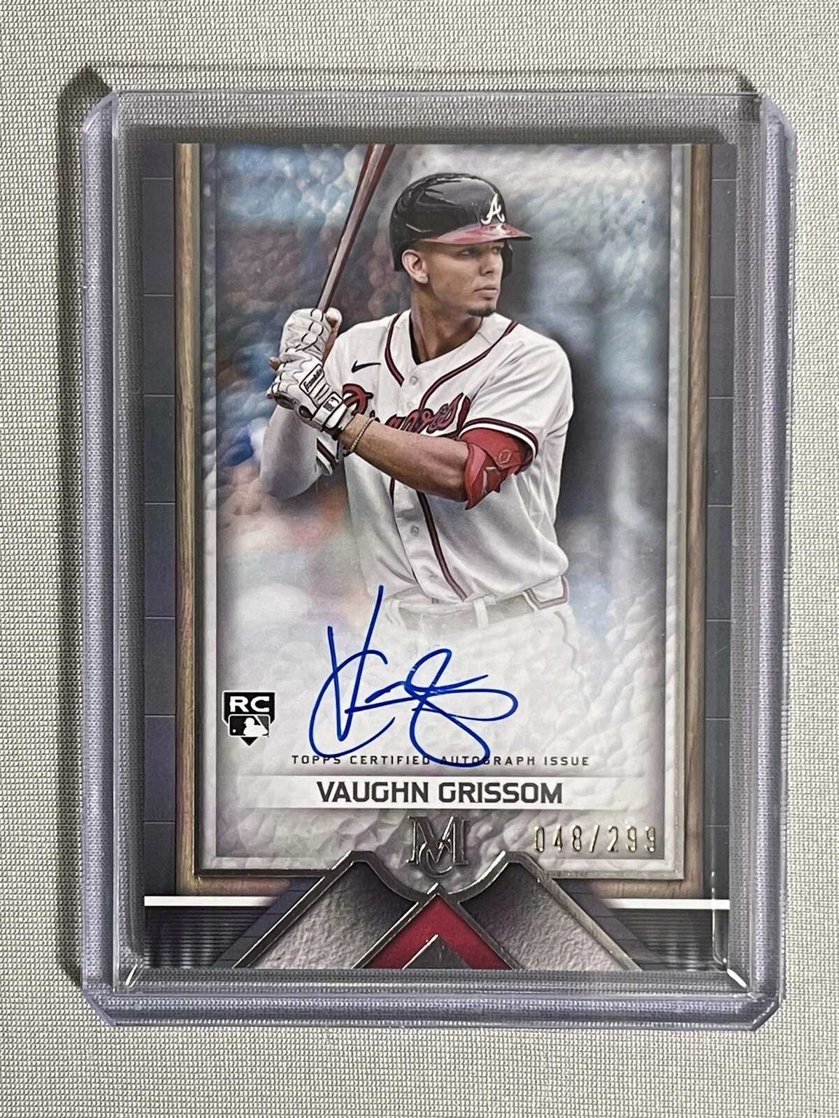 2023 Topps Museum Collection Archival Autographs #AAVGR Vaughn Grissom Auto /299