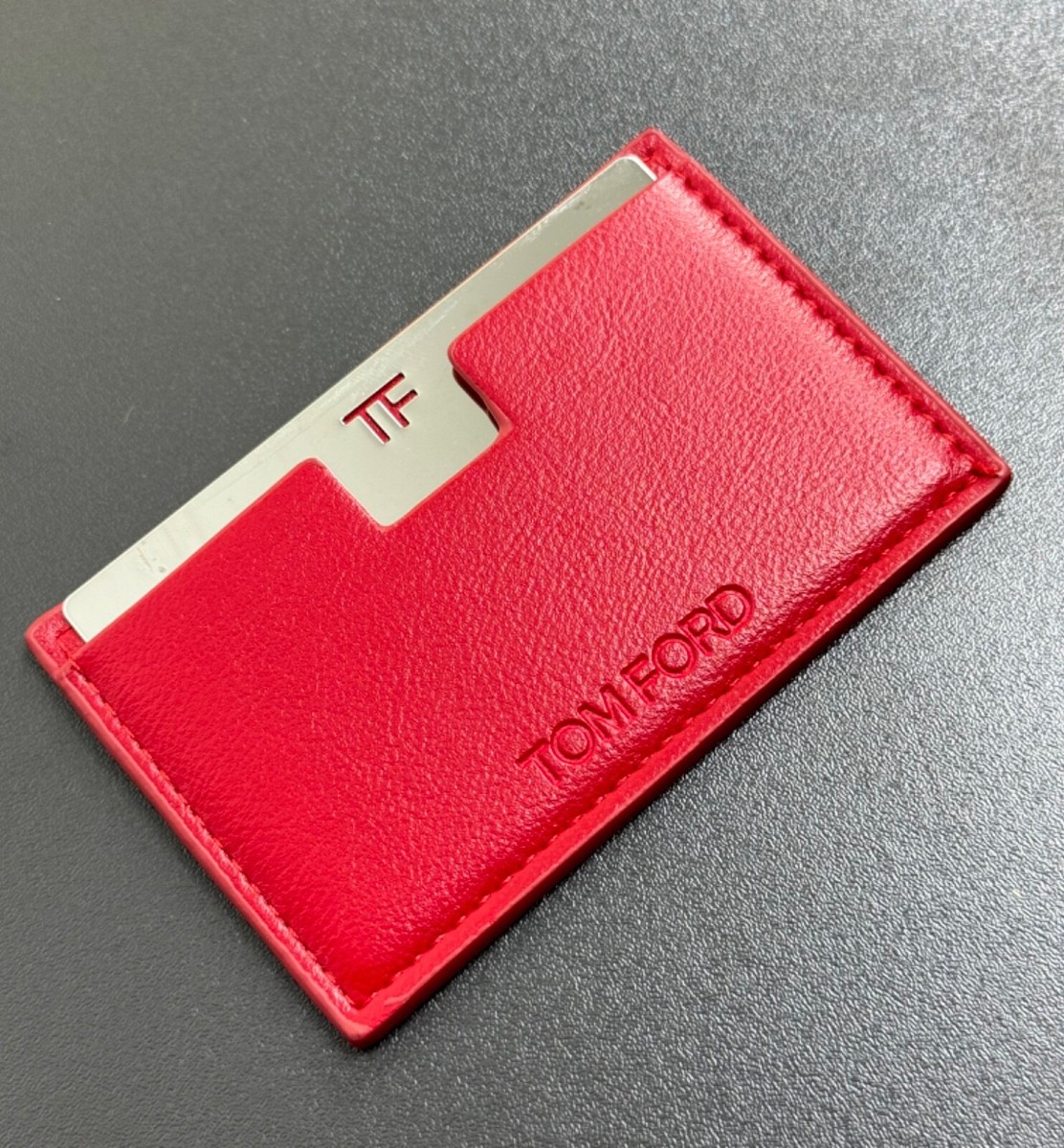 【関税&送料込み】Tom Ford Leather Card Holder Tom Ford Card Holder Leather Red | eBay