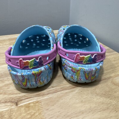 CROCS Lisa Frank unicorn print with Lisa Frank charms. Crocs Lisa Frank 5 Pack Jibbitz Shoes New, Authentic Charm  main image 4