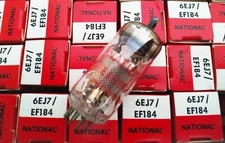NOS 4x EF184 NATIONAL Germany NIB tubes driver 2A3 300B 211 tube 真空管