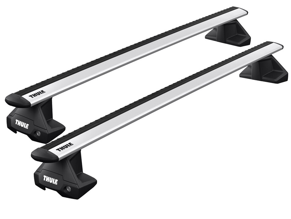 Thule Evo Wingbars Roof Rack Bars Lockable | Skoda Fabia 5dr Hatchback 2015- on