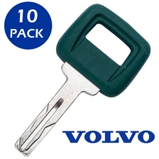 10 Volvo Loader &Haul Truck Heavy Equipment Mater Key Laser Cut Keys 11039228