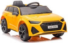 Audi RS6 ,Ledersitz, Eva Räder Kinderauto Kinderfahrzeug Kinder Elektroauto gel