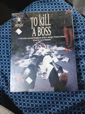 BePuzzled 1994 To Kill A Boss Mystery Jigsaw Thriller Secret Puzzle NEW Sealed