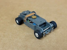 Autoworld ThunderJet Tjet Ultra-G Replacement Chassis - Chrome Wheels - New!