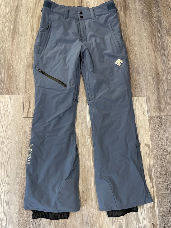 Calças de esqui masculinas de náilon isoladas Descente tamanho P - Imagem 2 de 4