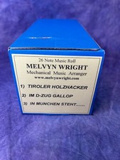 Melvyn Wright 26 Note Music Roll Mechanical Music Arranger