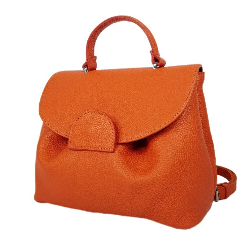 COACH Borsa a mano donna ciottoli VERA PELLE arancione borsa a tracolla tote bag regalo per lei