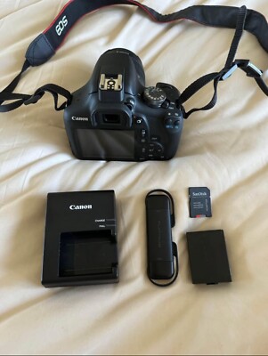 Canon EOS Rebel T7 DSLR Camera EF18-55mm + EF 75-300mm Lens (2727C021)