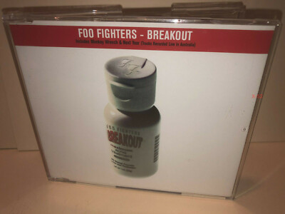 Foo Fighters CD Breakout 3 track hit single with Interact Post Card dave grohl 
